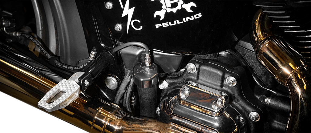 FEULING OIL PUMP CORP. Vented Dipstick - Black - Softail 3086