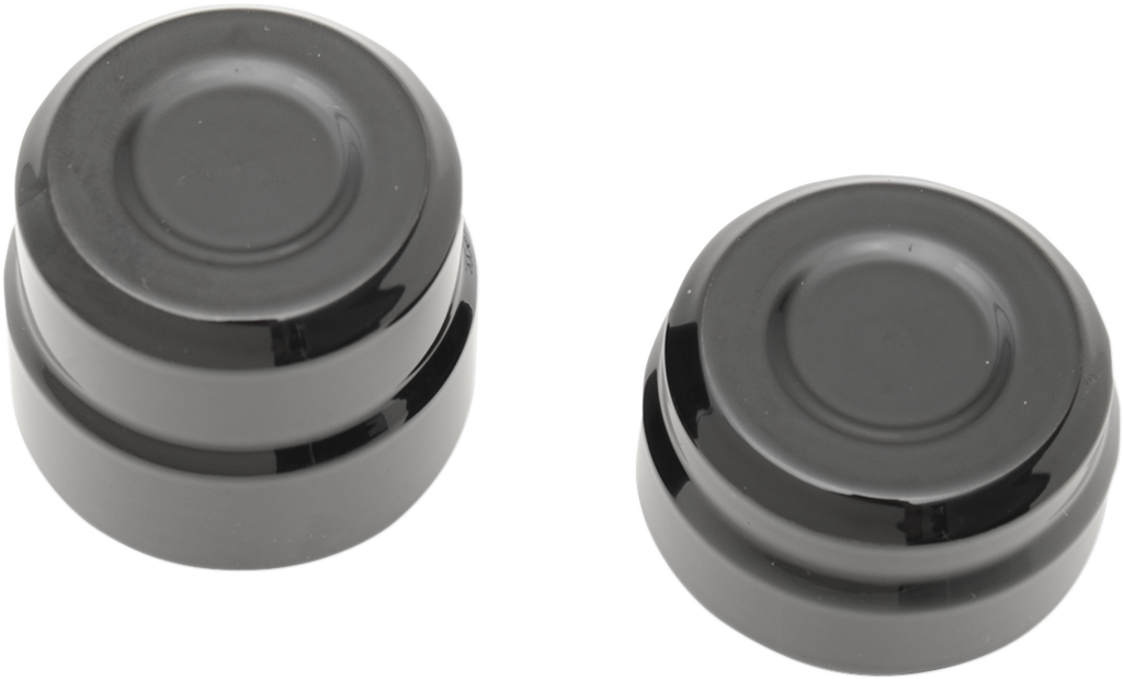 DRAG SPECIALTIES Axle Cap - Rear - Black 0214-0833