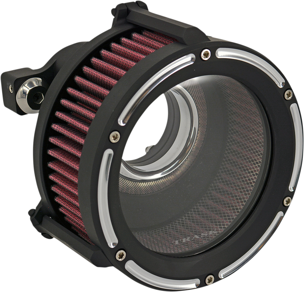 TRASK Assault Charge High-Flow Air Cleaner - Black TM-1022RC