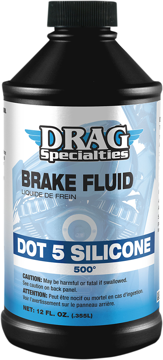 DRAG SPECIALTIES OIL DOT 5 Brake Fluid - 12 U.S. fl oz. 37030014