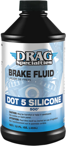 DRAG SPECIALTIES OIL DOT 5 Brake Fluid - 12 U.S. fl oz. 37030014