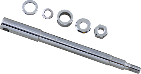 DRAG SPECIALTIES Axle Kit - Front - Chrome 339185