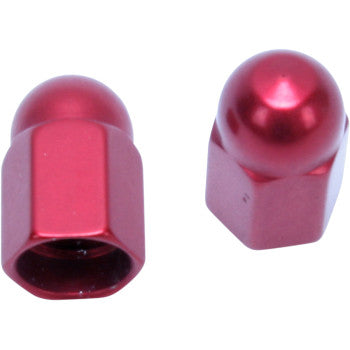 Valve Caps - Red Anodized DS-181192