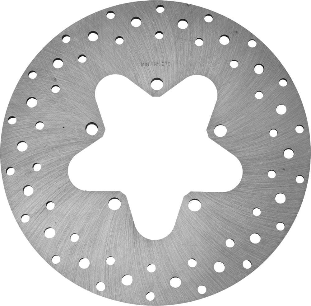 Steel Rear Rotor 11.5 Drilled Touring 86 99 Machined