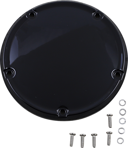 DRAG SPECIALTIES Derby Cover - Gloss Black - Softail D33-0118GB