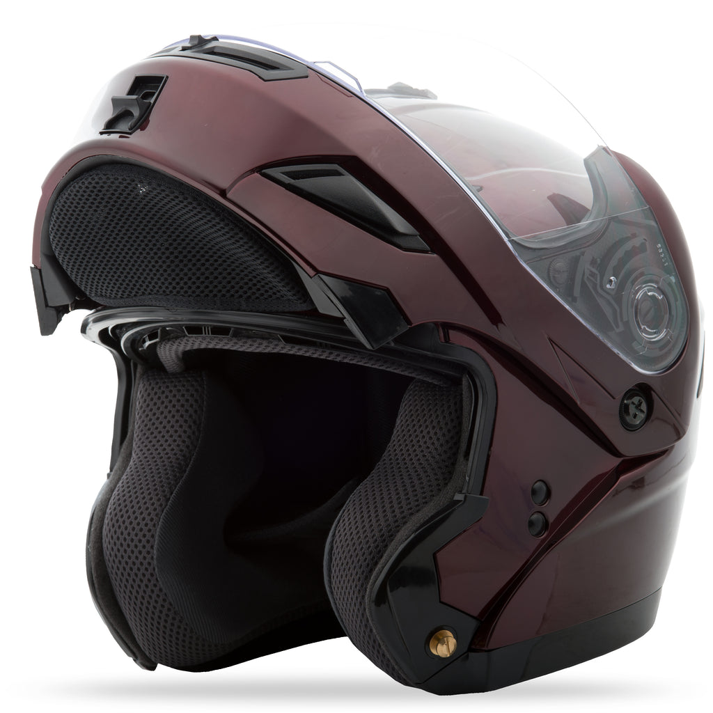 Gm 54 Modular Helmet Wine 3x