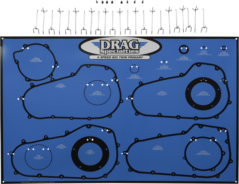 DRAG SPECIALTIES Gasket Board - 6 Speed 0934-6982
