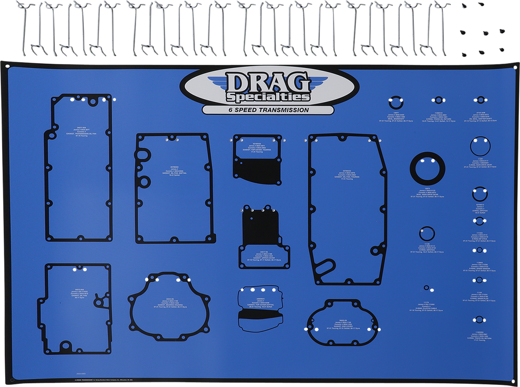 DRAG SPECIALTIES Gasket Board - 6 Speed 0934-6983