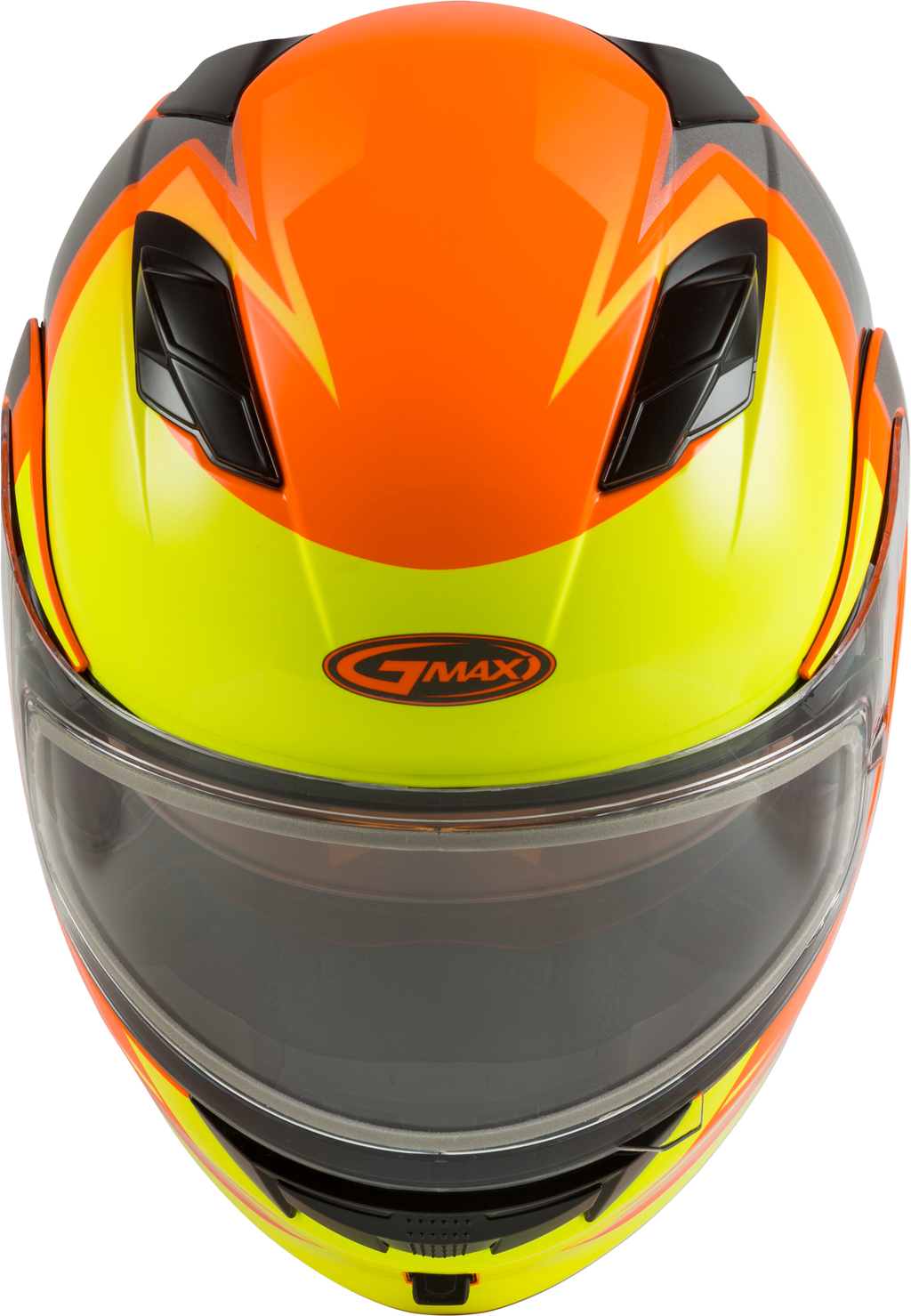 Md 01s Modular Snow Helmet Descendant Neon Org/Hi Vis Lg