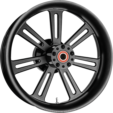 PERFORMANCE MACHINE (PM) One-Piece Aluminum Wheel - Rear/Single Disc - ABS - Sierra - 18"x5.50" 12697814RSRRSMB