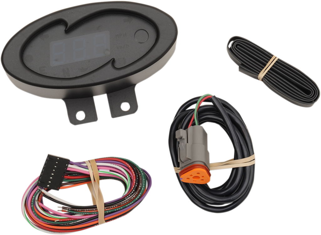 DAKOTA DIGITAL 5000 Series Wave Speedometer - Black - 2" H x 4.25" W MCL-5100-K
