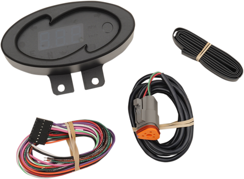 DAKOTA DIGITAL 5000 Series Wave Speedometer - Black - 2" H x 4.25" W MCL-5100-K