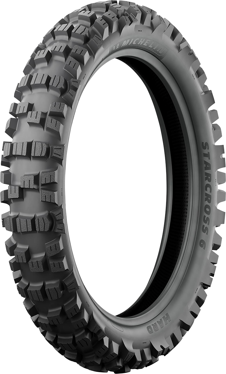 MICHELIN Tire - Starcross? 6 Hard - Rear - 110/90-19 - 62M 52416