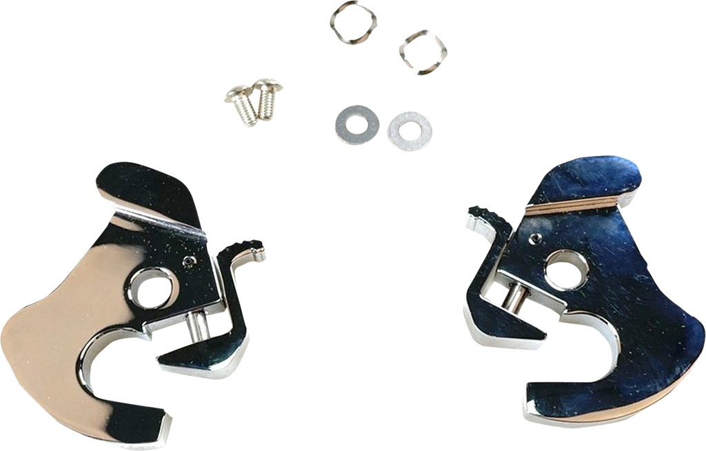 DRAG SPECIALTIES Detachable Latch Kit - Chrome 086097