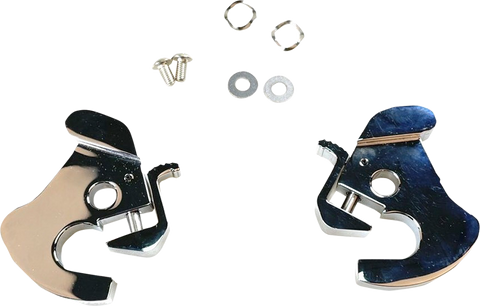 DRAG SPECIALTIES Detachable Latch Kit - Chrome 086097