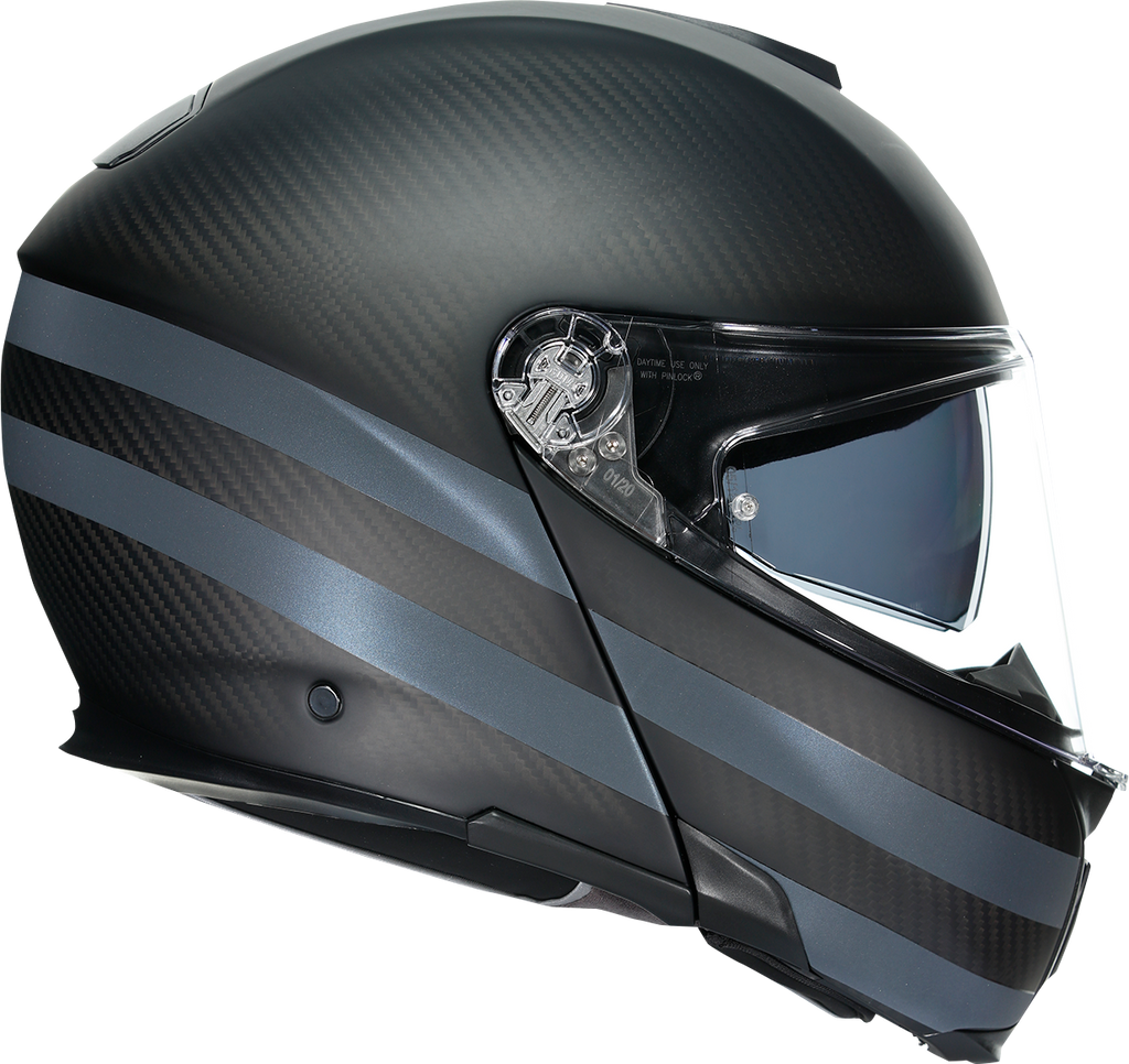 AGV SportModular Helmet - Dark Refractive - Carbon/Black - 2XL 211201O2IY01416