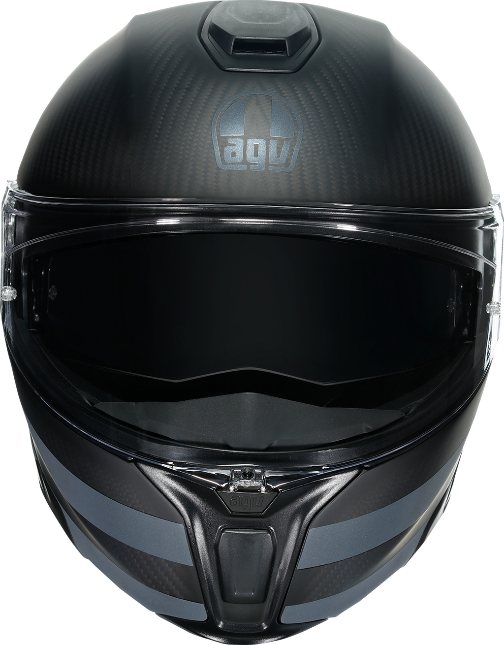 AGV SportModular Helmet - Dark Refractive - Carbon/Black - 2XL 211201O2IY01416