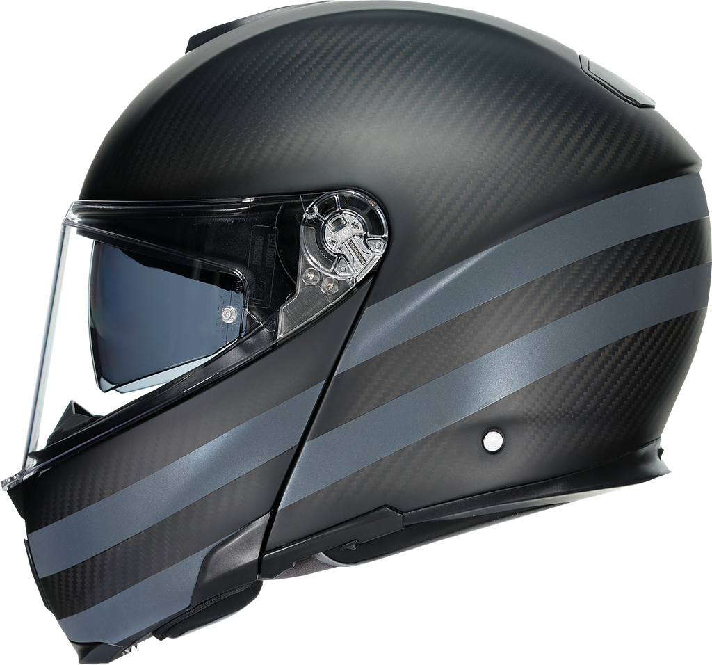 AGV SportModular Helmet - Dark Refractive - Carbon/Black - Medium 211201O2IY01412