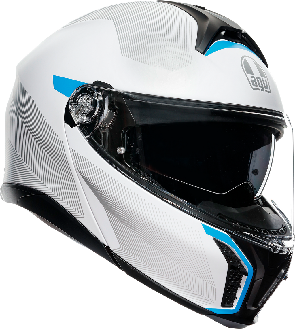 AGV Tourmodular Helmet - Frequency - Gray/Blue - Small 211251F2OY00610