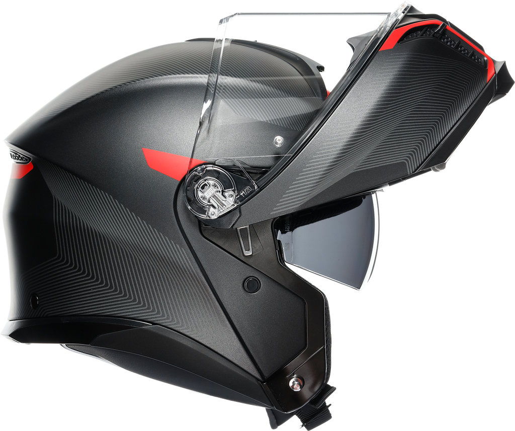 AGV Tourmodular Helmet - Frequency - Gunmetal/Red - 2XL 211251F2OY00516