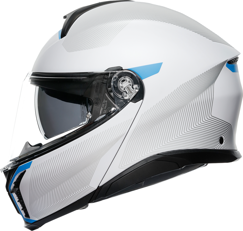 AGV Tourmodular Helmet - Frequency - Gray/Blue - Small 211251F2OY00610