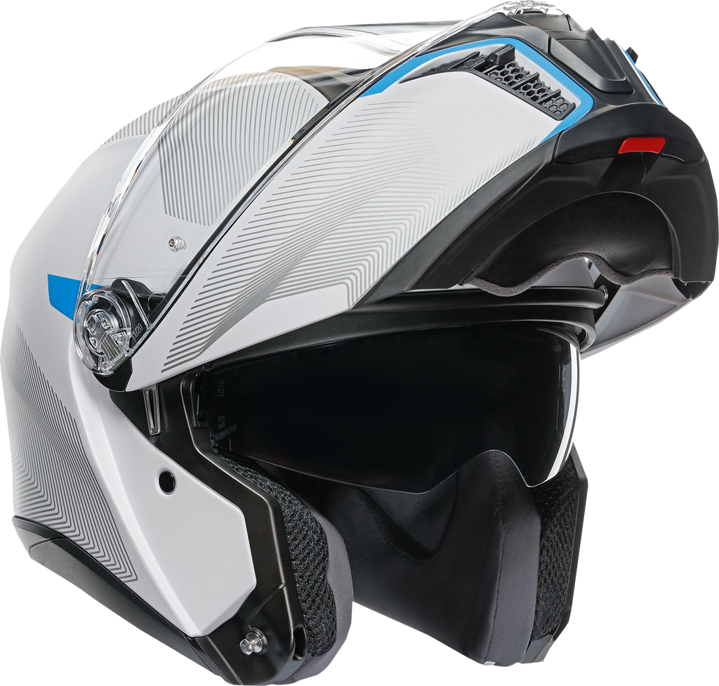 AGV Tourmodular Helmet - Frequency - Gray/Blue - Small 211251F2OY00610