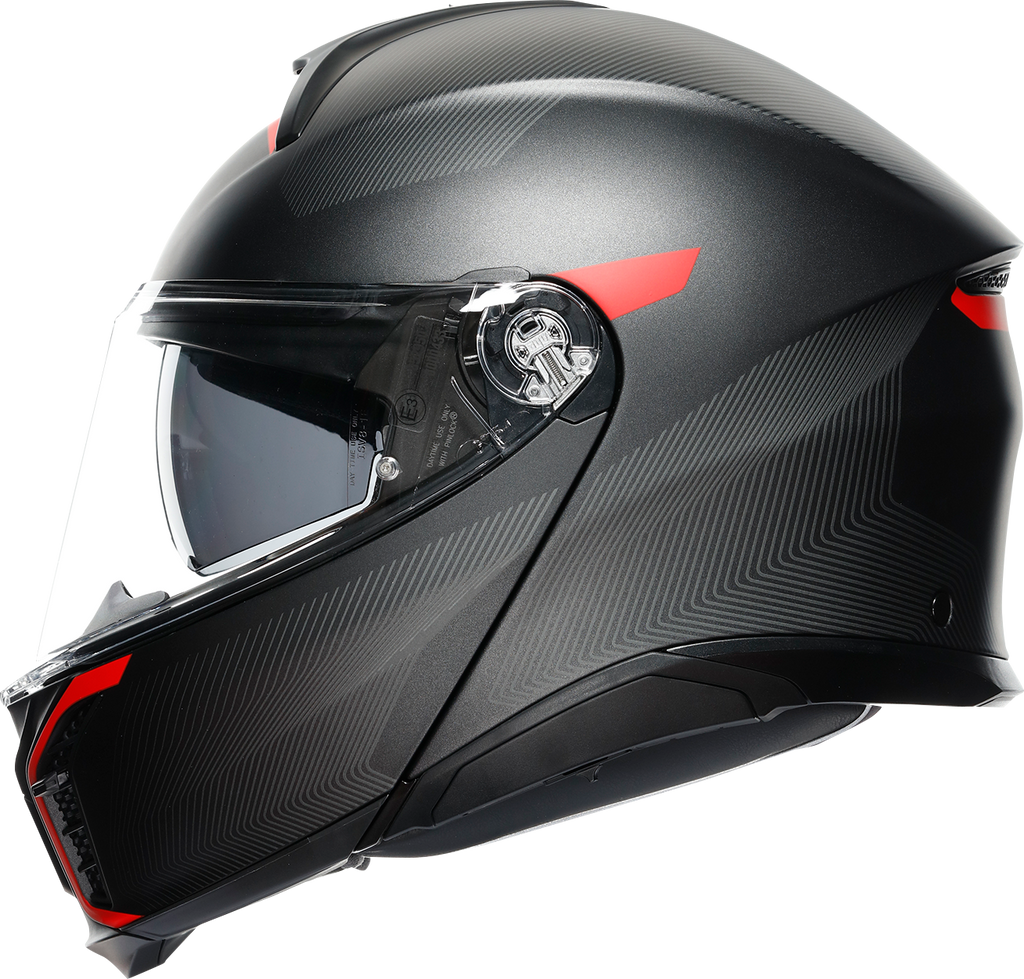 AGV Tourmodular Helmet - Frequency - Gunmetal/Red - XL 211251F2OY00515