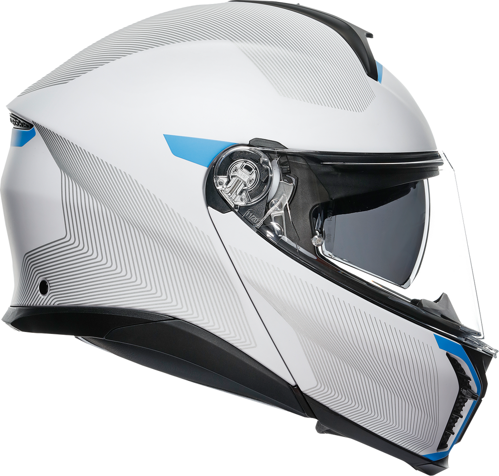 AGV Tourmodular Helmet - Frequency - Gray/Blue - Small 211251F2OY00610