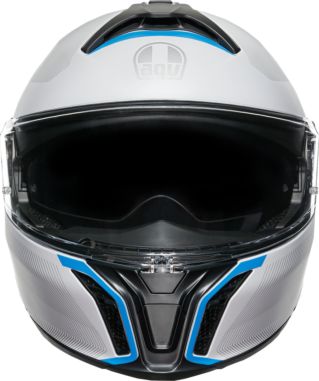 AGV Tourmodular Helmet - Frequency - Gray/Blue - XL 211251F2OY00615