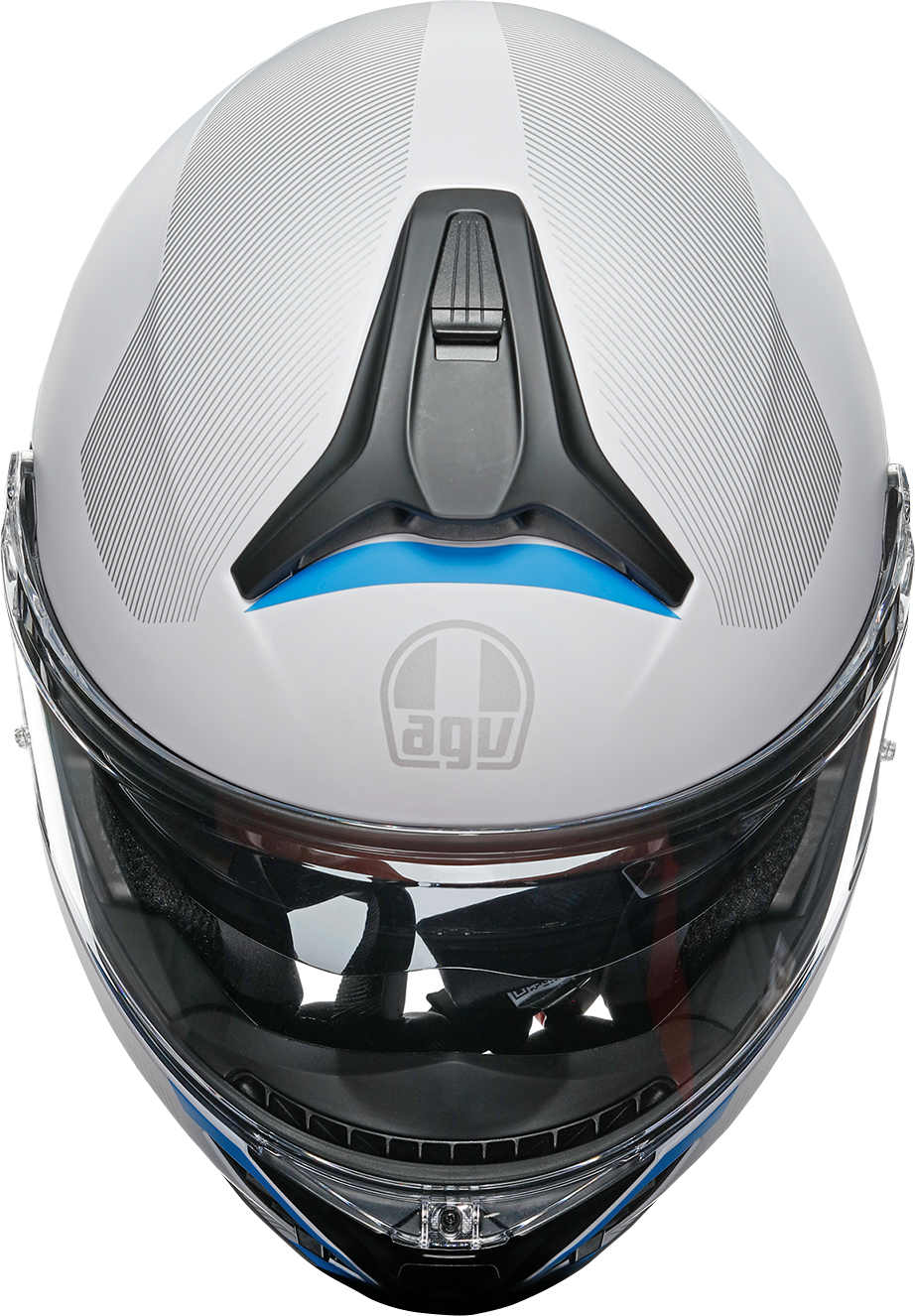 AGV Tourmodular Helmet - Frequency - Gray/Blue - Small 211251F2OY00610