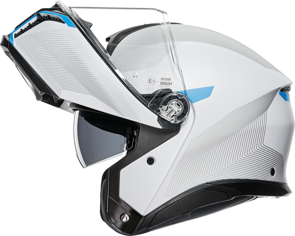 AGV Tourmodular Helmet - Frequency - Gray/Blue - Small 211251F2OY00610