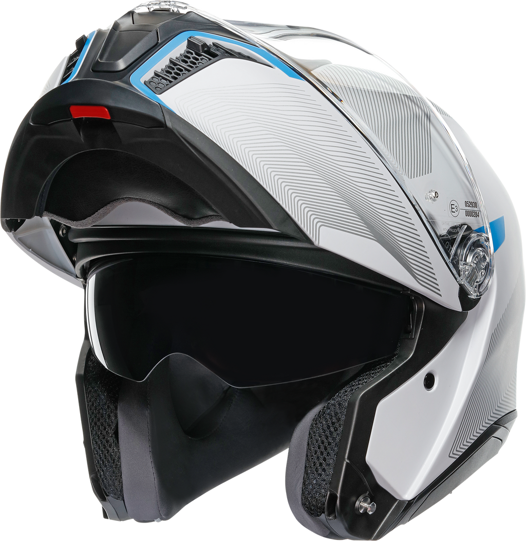 AGV Tourmodular Helmet - Frequency - Gray/Blue - XL 211251F2OY00615