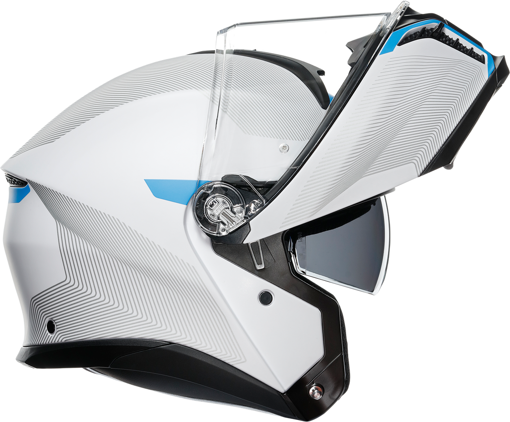 AGV Tourmodular Helmet - Frequency - Gray/Blue - Small 211251F2OY00610