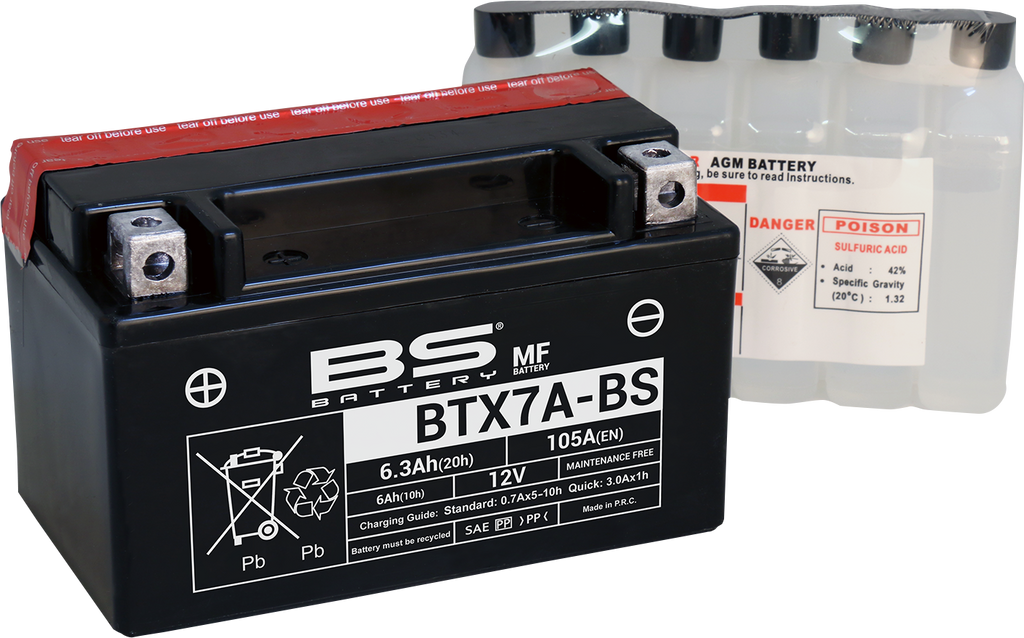 BS BATTERY Battery - BTX7A-BS 300619