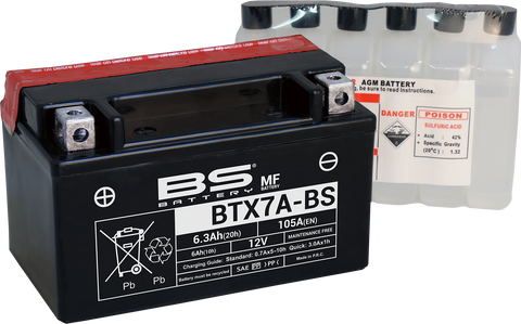 BS BATTERY Battery - BTX7A-BS 300619