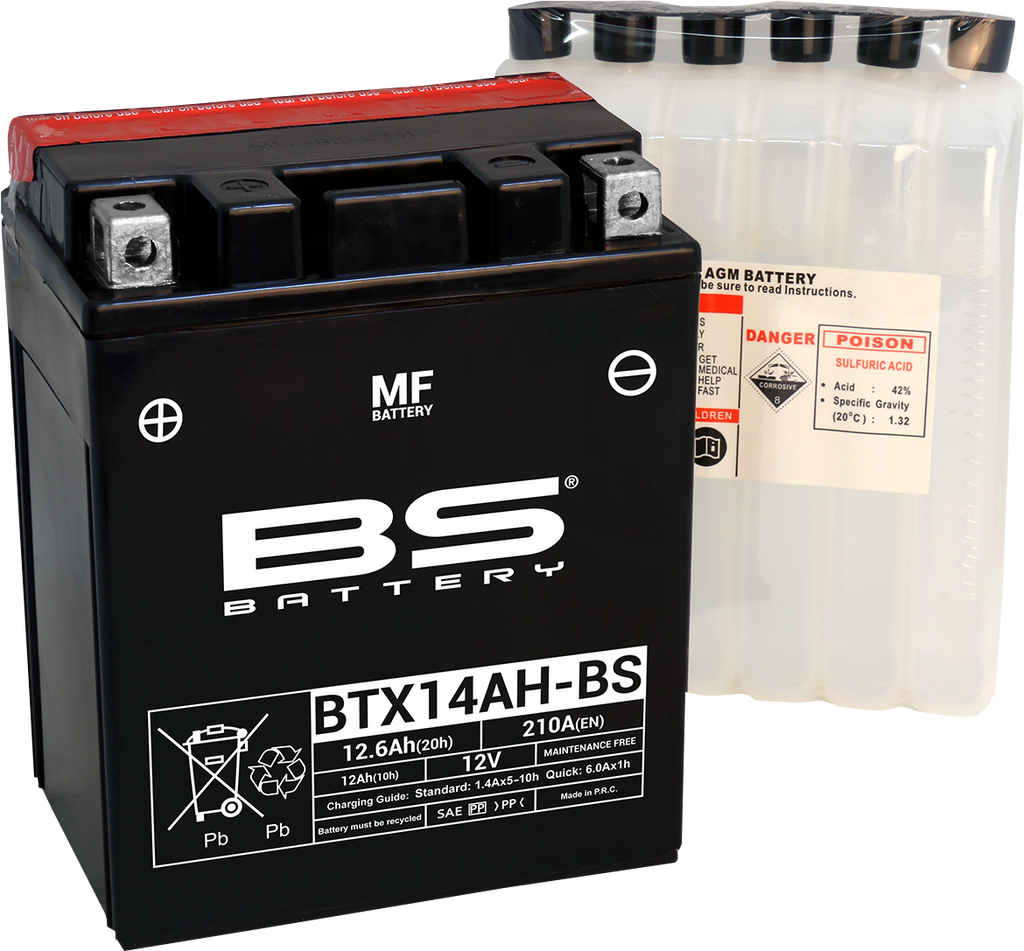 BS BATTERY Battery - BTX14AH-BS 300606