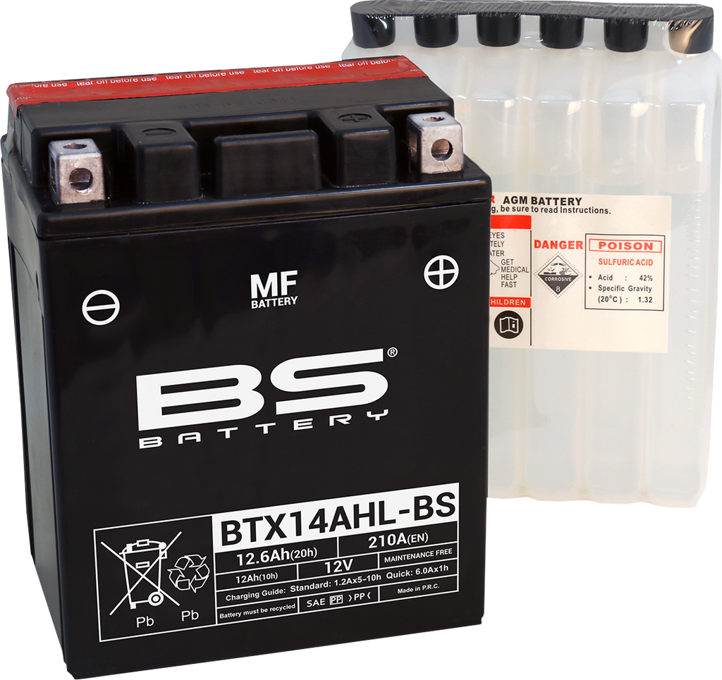 BS BATTERY Battery - BTX14AHL-BS 300607