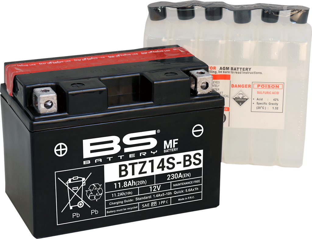 BS BATTERY Battery - BTZ14S-BS 300698