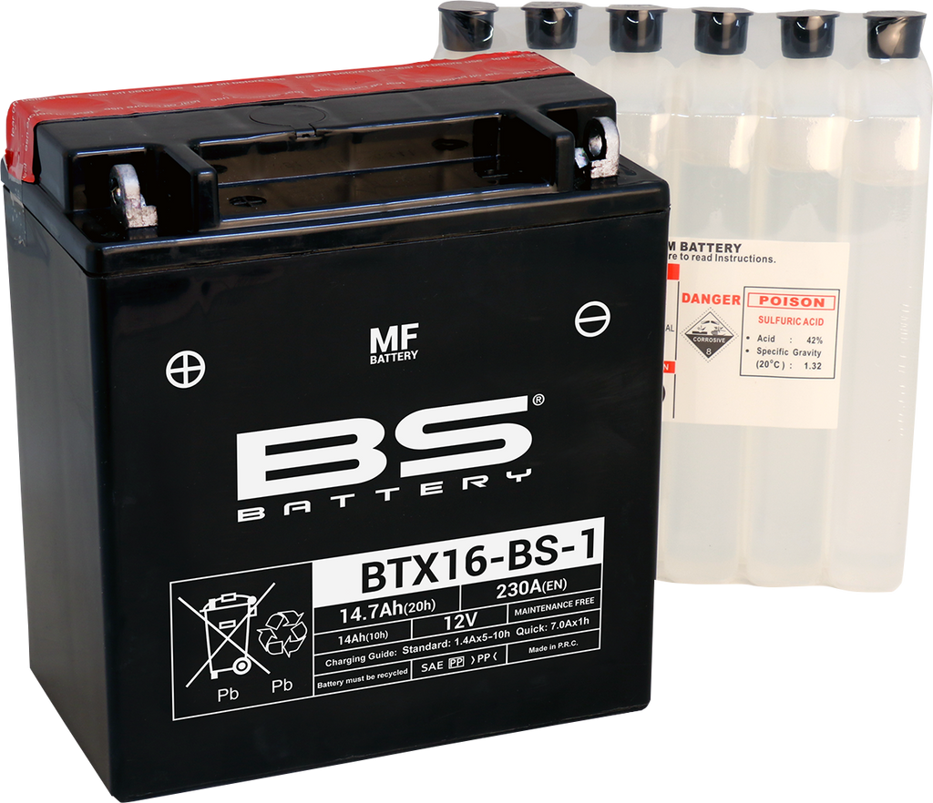 BS BATTERY Battery - BTX16-BS-1 300623