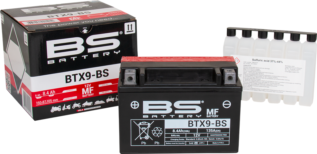 BS BATTERY Battery - BTX9-BS 300621