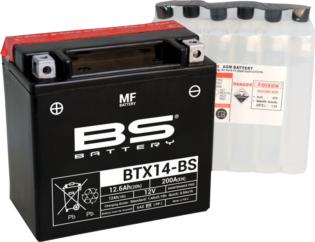 BS BATTERY Battery - BTX14-BS 300604