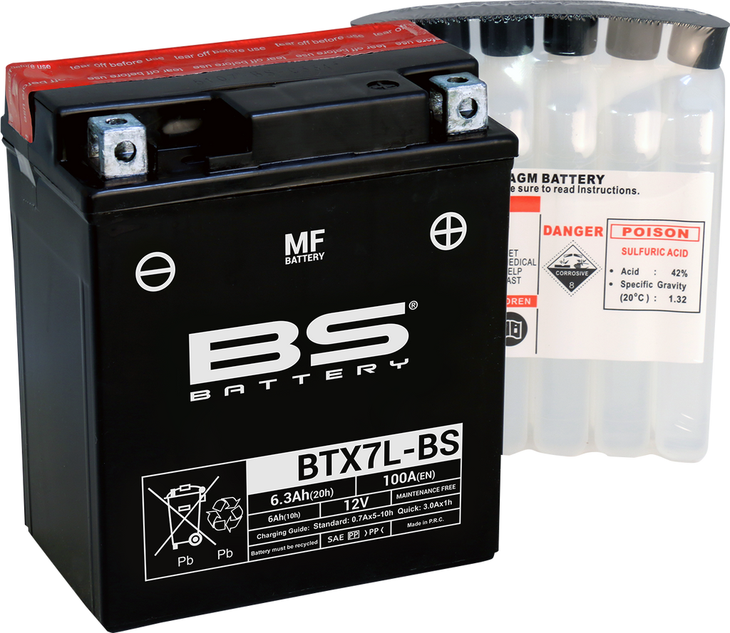 BS BATTERY Battery - BTX7L-BS 300620