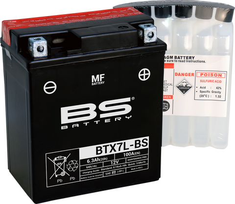 BS BATTERY Battery - BTX7L-BS 300620