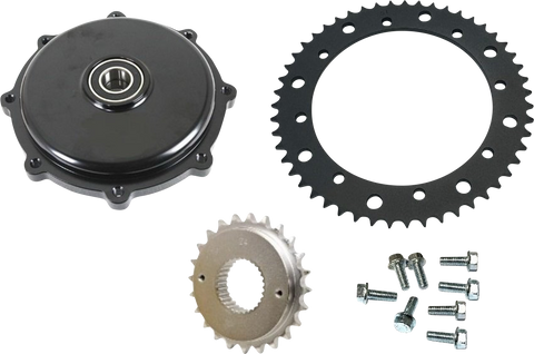 DRAG SPECIALTIES 1210-2662 Chain Conversion Sprocket Kit - Chrome - '09-'16 201406