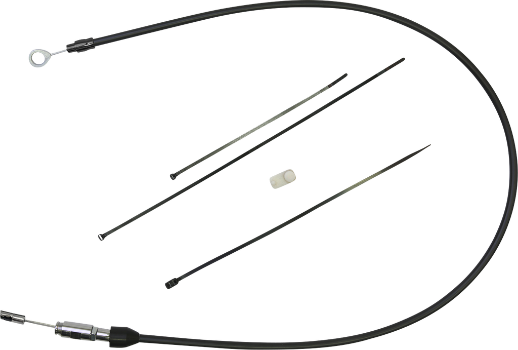 DRAG SPECIALTIES Clutch Cable - Upper - 34" - Black/Black 6323400HE