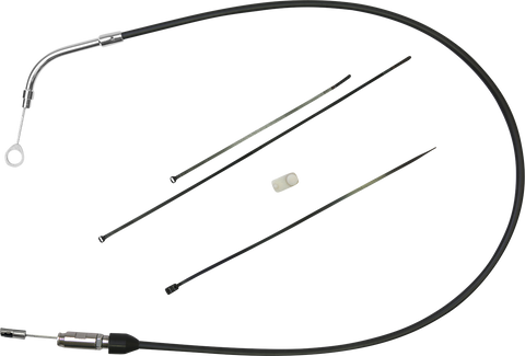 DRAG SPECIALTIES Clutch Cable - Upper - 39" - Black/Chrome 4323500HE