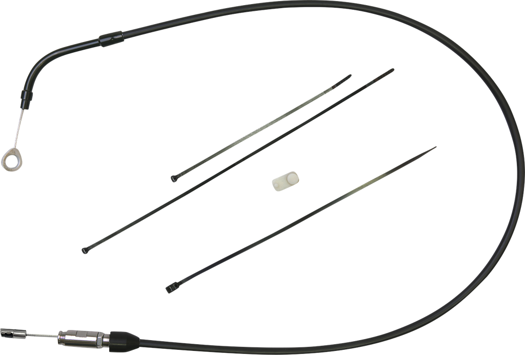 DRAG SPECIALTIES Clutch Cable - Upper - Bent Tube - 39" - Black/Black 6323500HE