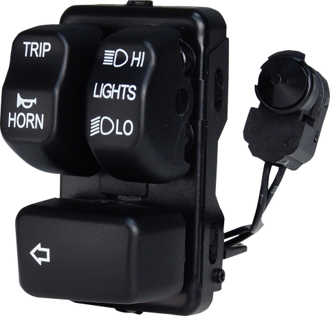 DRAG SPECIALTIES Control Module - Left - Black 78591B