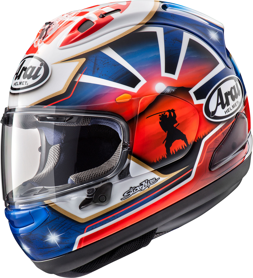 ARAI HELMETS Corsair-X Helmet - Dani Samurai-2 - Blue - 2XL 0101-15778