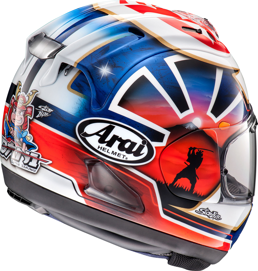 ARAI HELMETS Corsair-X Helmet - Dani Samurai-2 - Blue - XL 0101-15777